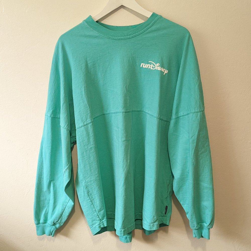 Disney Parks Run Disney Aqua Spirit Jersey Size Large